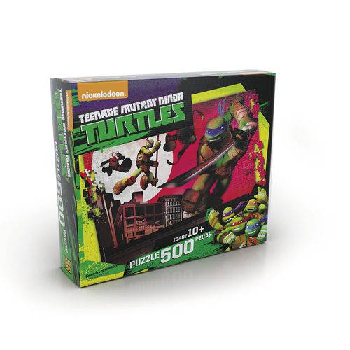 Puzzle 500 Peças Tartarugas Ninja