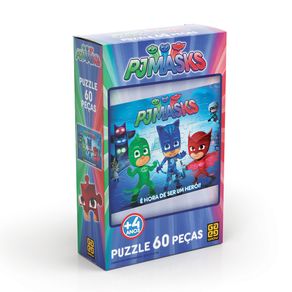 Puzzle 60 Peças PJ Masks