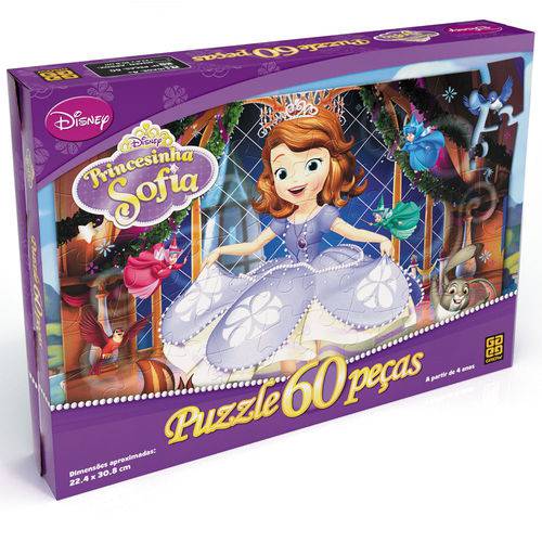 Puzzle 60 Peças Princesinha Sofia