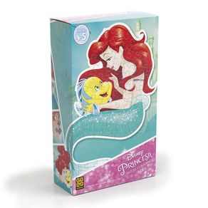 Puzzle Contorno Ariel - Princesas Disney