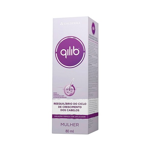 Qilib Mulher Galderma Solução Tópica para Crescimento dos Cabelos Spray com 80ml