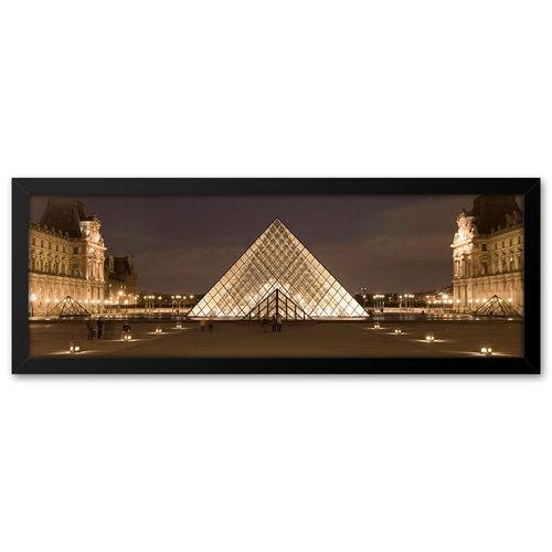 Quadro 60x20 Museu do Louvre Paris