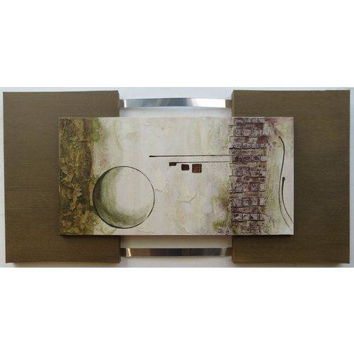 Quadro Abstrato Decorativo - Cod. 2011 - Cor: Verde 60x120cm