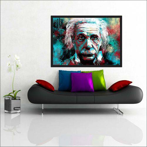Quadro Albert Einstein Ciências Físico Filósofo Matemático B
