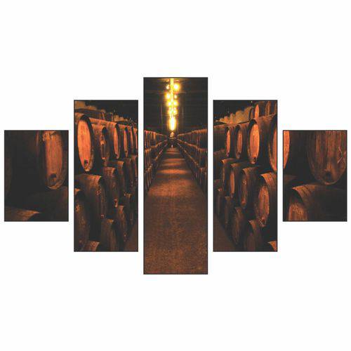 Quadro Barriu de Vinho para Decoração Interna 200x100-qdvn01