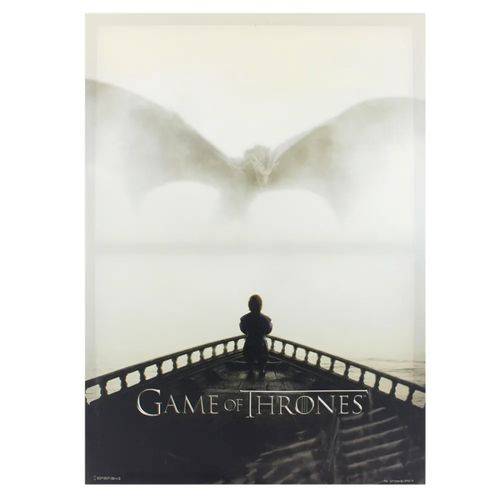 Quadro Canvas Dragon e Tyrion Game Of Thrones 70x50cm