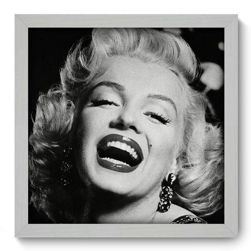 Quadro com Moldura - 33x33 - Marilyn Monroe - N1022