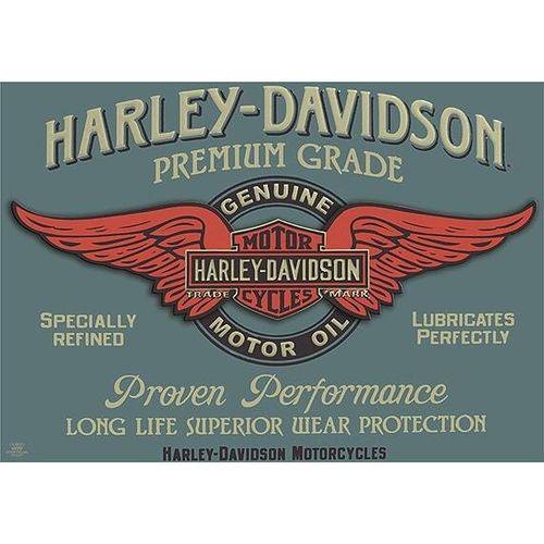 Quadro com Relevo Harley-davidson Premium
