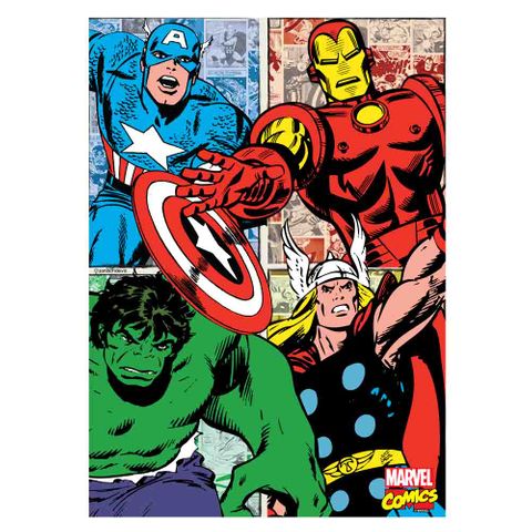 Quadro Comics Herois