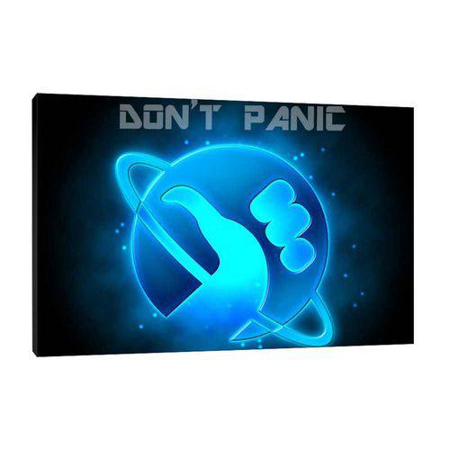 Quadro de Filmes e Series Don't Panic 65x45cm