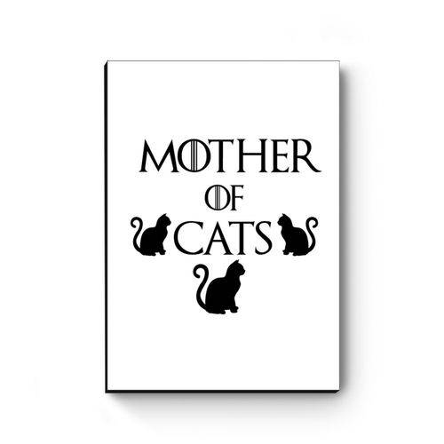 Quadro Decorativo A4 Khaleesi Mother Of Cats