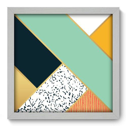 Quadro Decorativo - Abstrato - 33cm X 33cm - 187qnabb
