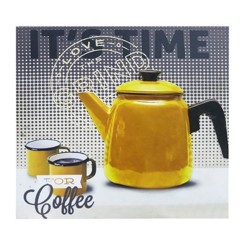 Quadro Decorativo Amarelo Teapot Urban