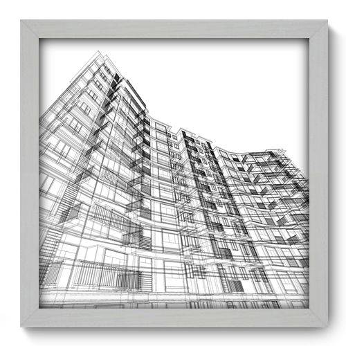 Quadro Decorativo - Arquitetura - N2021 - 33cm X 33cm