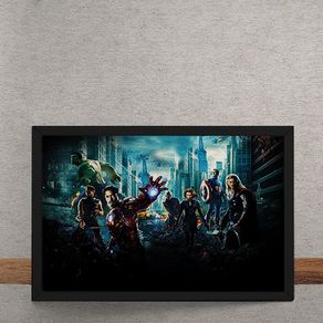 Quadro Decorativo Avengers Vingadores Filme Marvel 25x35