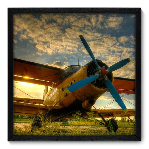 Quadro Decorativo - Avião - N7004 - 50cm X 50cm