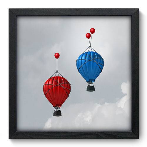 Quadro Decorativo - Balão - 33cm X 33cm - 049qndbp