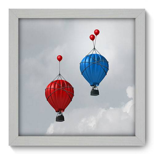 Quadro Decorativo Balão N1049 22cm X 22cm