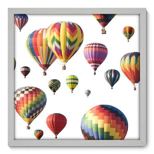 Quadro Decorativo - Balões - N3020 - 50cm X 50cm