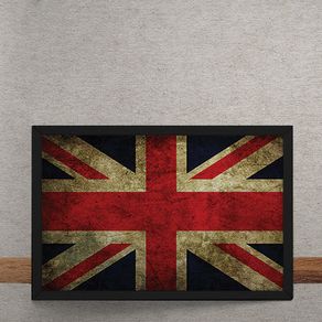 Quadro Decorativo Bandeira da Inglaterra 25x35