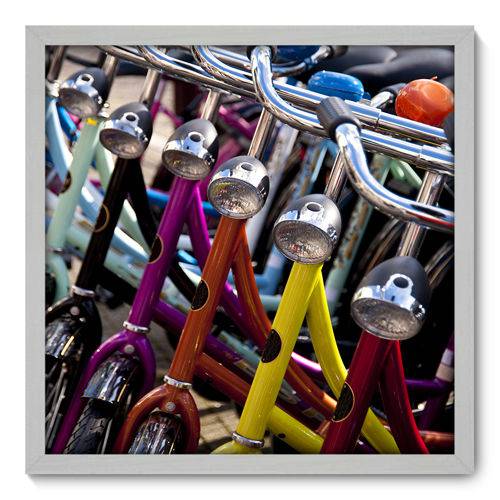 Quadro Decorativo - Bicicletas - N3058 - 50cm X 50cm