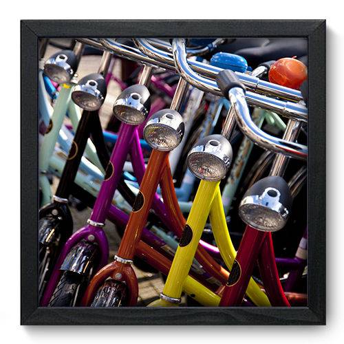 Quadro Decorativo Bicicletas N6058 33cm X 33cm