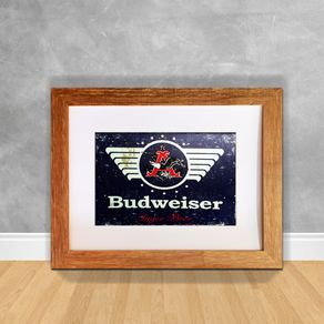 Quadro Decorativo Budweiser - Anheuser-Busch Cerveja 119 Clara
