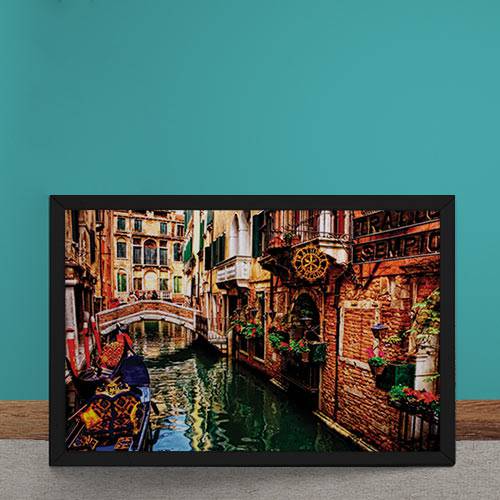 Quadro Decorativo Canal de Veneza