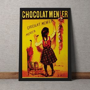 Quadro Decorativo Chocolat Menier 35x25