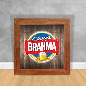 Quadro Decorativo Chopp Brahma 03 Cerveja 40 Clara