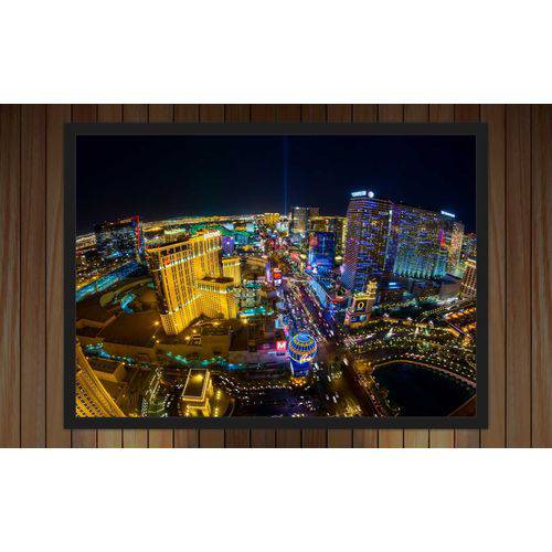 Quadro Decorativo Cidade Las Vegas Salas Decorar T003