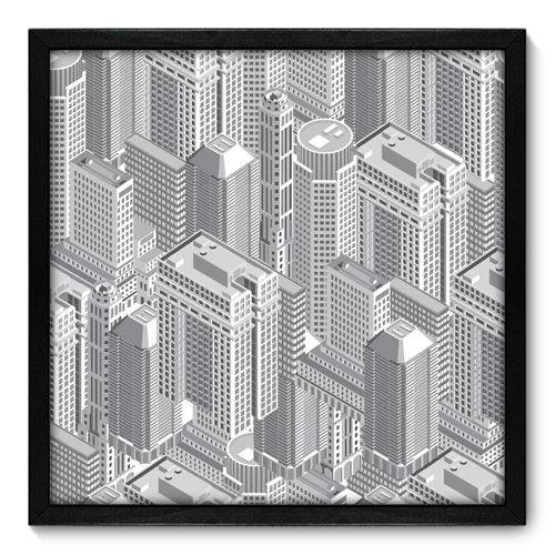 Quadro Decorativo - Cidade - N7103 - 50cm X 50cm