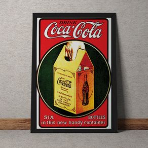 Quadro Decorativo Coca Cola 35x25
