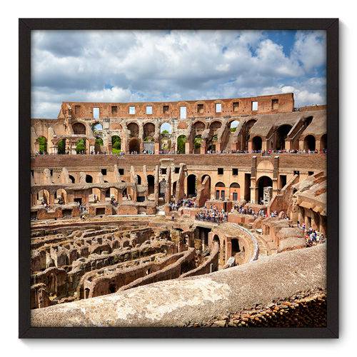 Quadro Decorativo - Coliseu - 70cm X 70cm - 020qnmdp