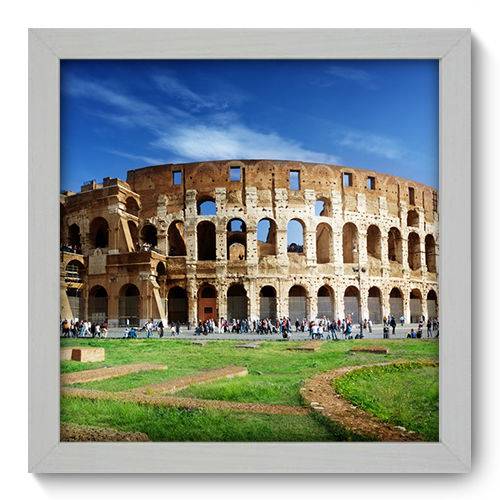 Quadro Decorativo - Coliseu - 22cm X 22cm - 021qnmab