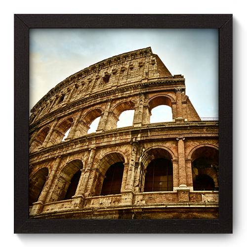 Quadro Decorativo - Coliseu - 22cm X 22cm - 022qnmap