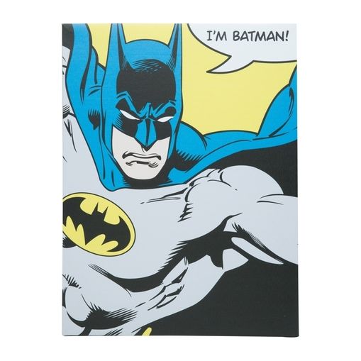 Quadro Decorativo Colorido Batman 30x40cm Urban