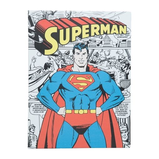Quadro Decorativo Colorido Superman Clássico 30x40cm Urban