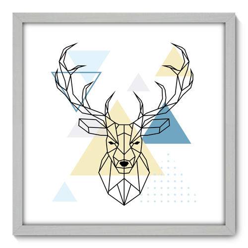 Quadro Decorativo - Deer - N3021 - 50cm X 50cm
