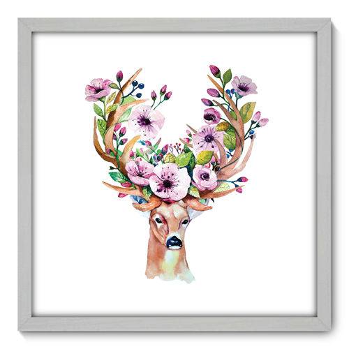 Quadro Decorativo - Deer - N3024 - 50cm X 50cm