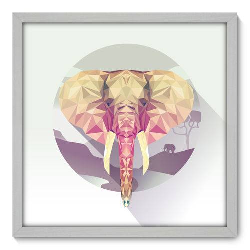 Quadro Decorativo - Elefante - N3030 - 50cm X 50cm