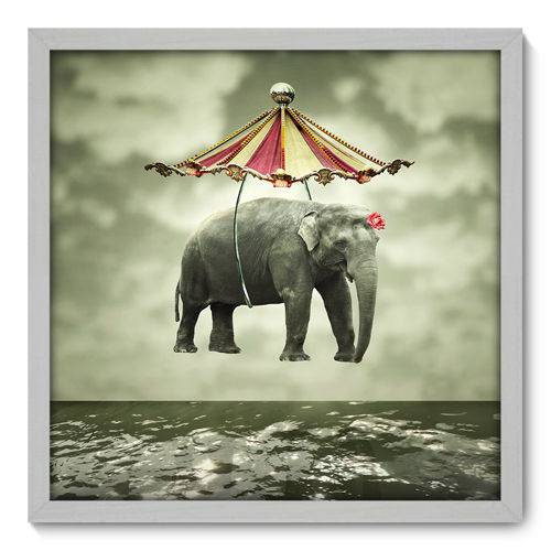 Quadro Decorativo - Elefante - N3006 - 50cm X 50cm