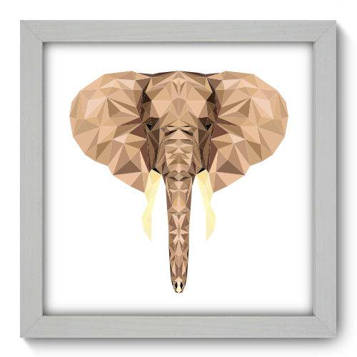 Quadro Decorativo Elefante N1029 22cm X 22cm