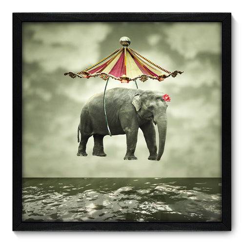 Quadro Decorativo - Elefante - N7006 - 50cm X 50cm