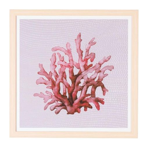 Quadro Decorativo em Canvas 50x50cm Coral II 9584 Mart