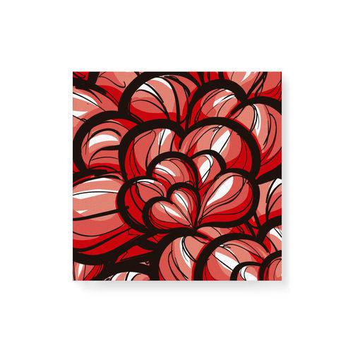 Quadro Decorativo em Tela Canvas Bloody Heart - 20x20cm