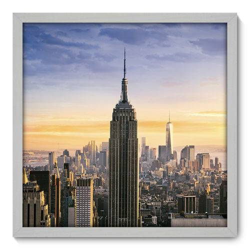 Quadro Decorativo - Empire State - 50cm X 50cm - 049qnmcb