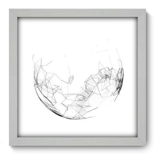 Quadro Decorativo - Esfera - 33cm X 33cm - 124qnabb