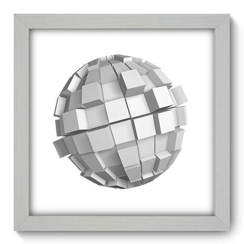 Quadro Decorativo Esfera N1027 22cm X 22cm