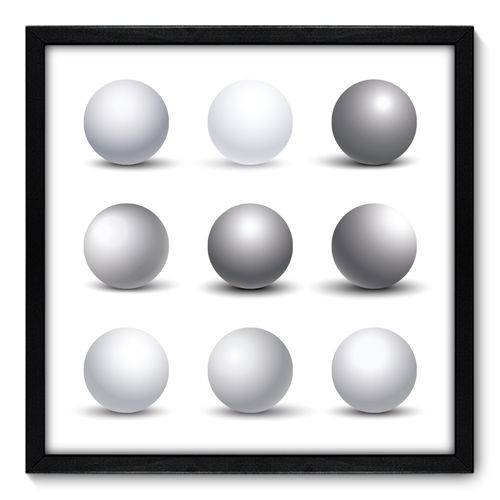 Quadro Decorativo - Esferas - N7154 - 50cm X 50cm